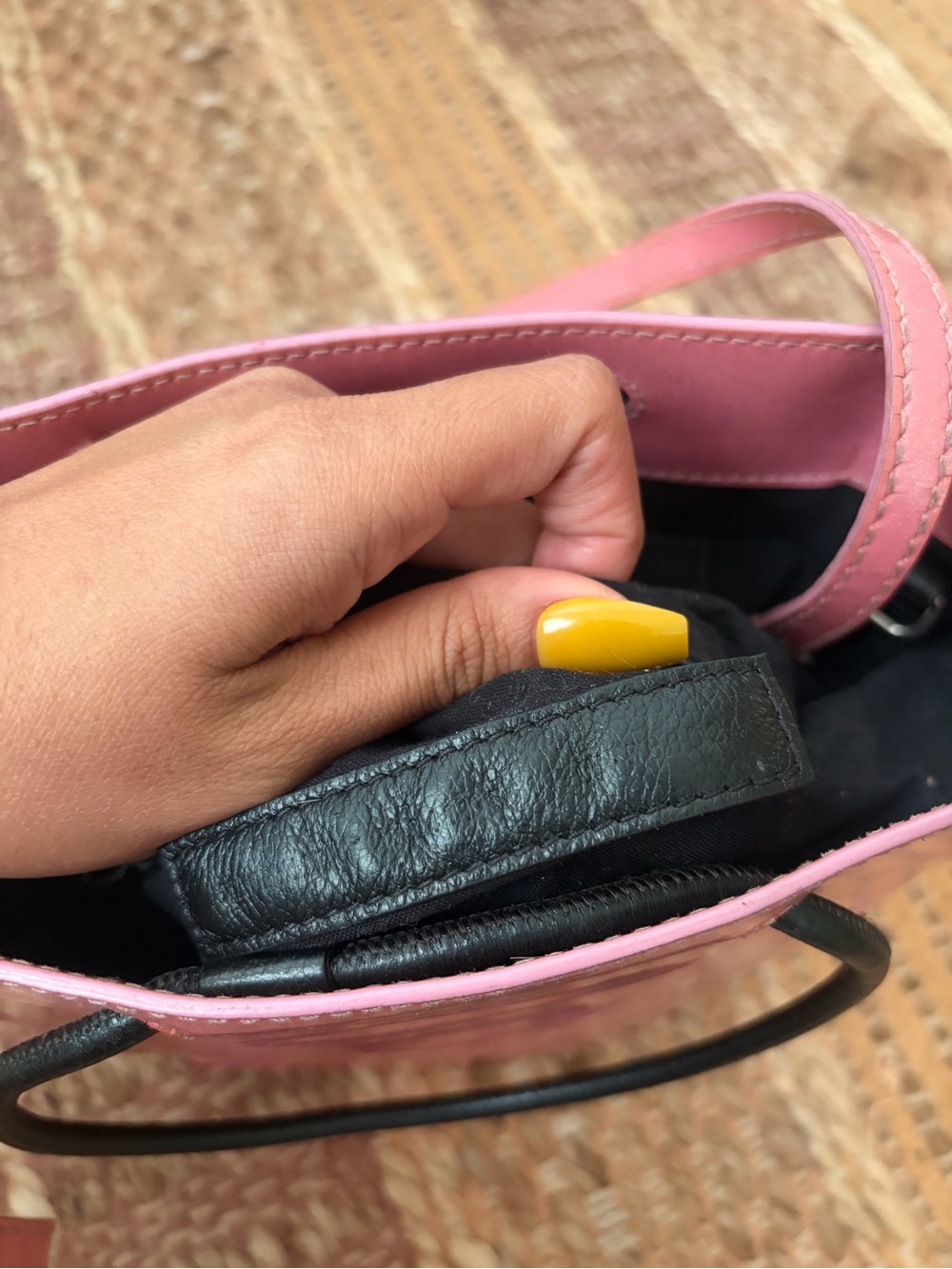 Balenciaga Pink Mini Tote Bag [PROJECT] - Picture 7 of 7